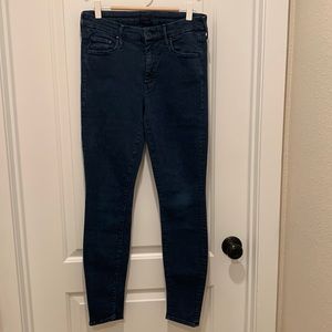 MOTHER The Looker navy blue